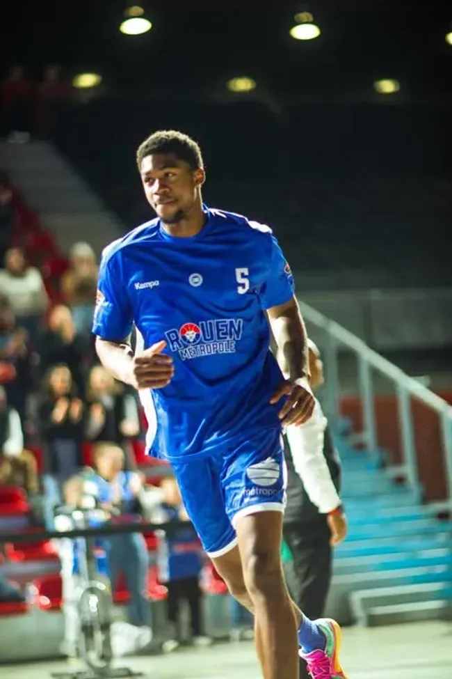 Stade de basket flou